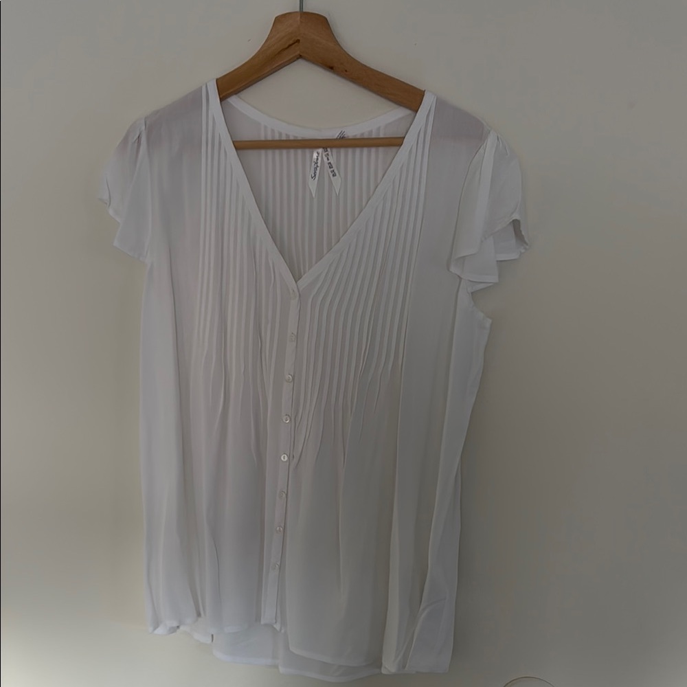 Seraphine Elegant White Women's Top